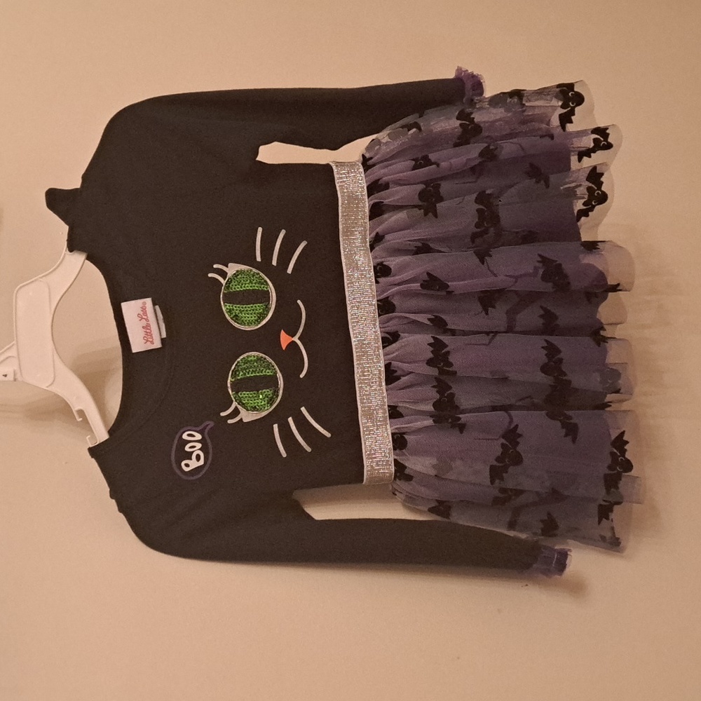 Halloween Cat Dress 3T